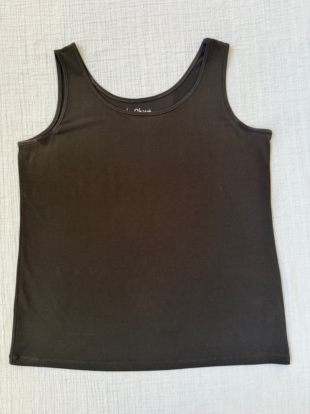 Chico's Black Scoop Neck Tank